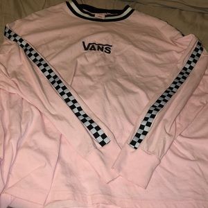 Pink vans long sleeve shirt